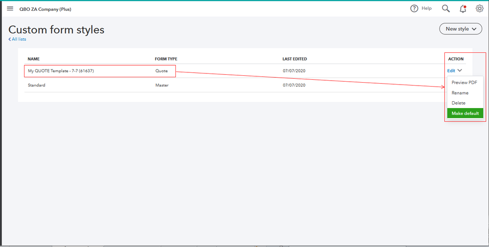 MakeQuoteAsTheDefaultInTheCustomFormStylesPage.PNG