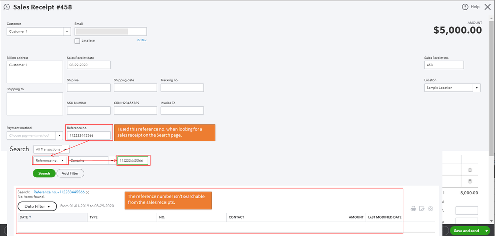 SearchForReferenceNumberFromSalesReceipts.PNG