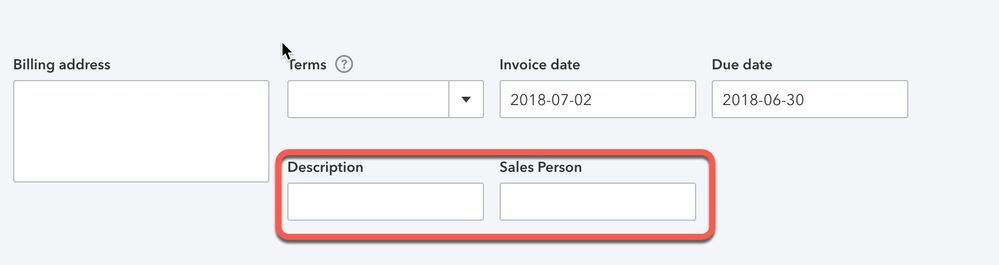 Import Customer Fields In Invoice Into QBO