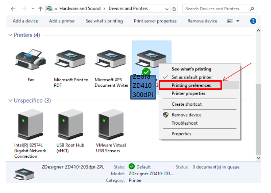 Zebra Zd410 Driver Windows 10 Adding A Networked Zebra Printer To A Windows 10 Pc Zebra 4310