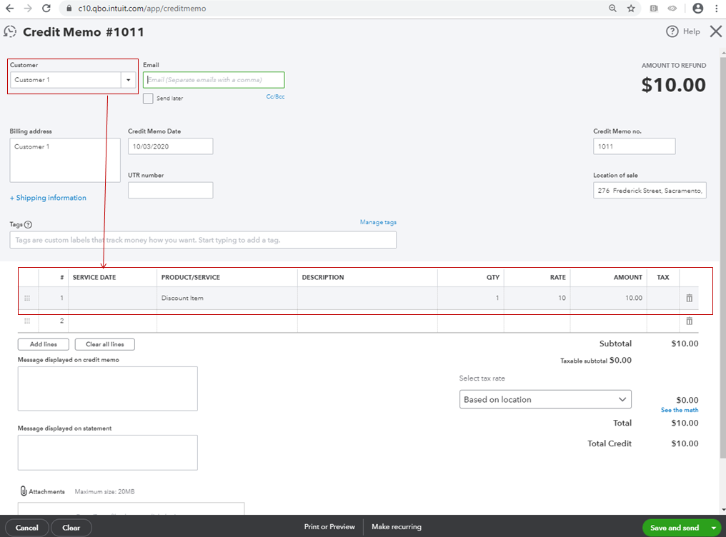 How do you enter discounts for early payments from customers