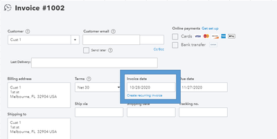 recurring transactions