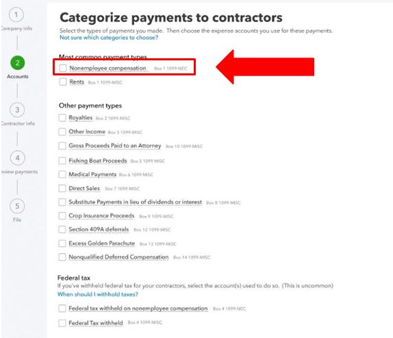 Where do I change a contractor vendor from 1099 MISC to 1099 NEC