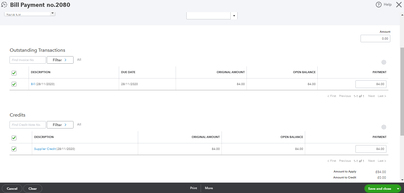 Solved recording a supplier refund