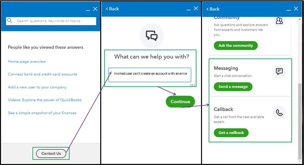 I invited a new user, but she cannot sign in after accepting the invitation to QB Online. The