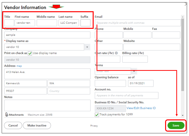 do you send 1099 to single member llc