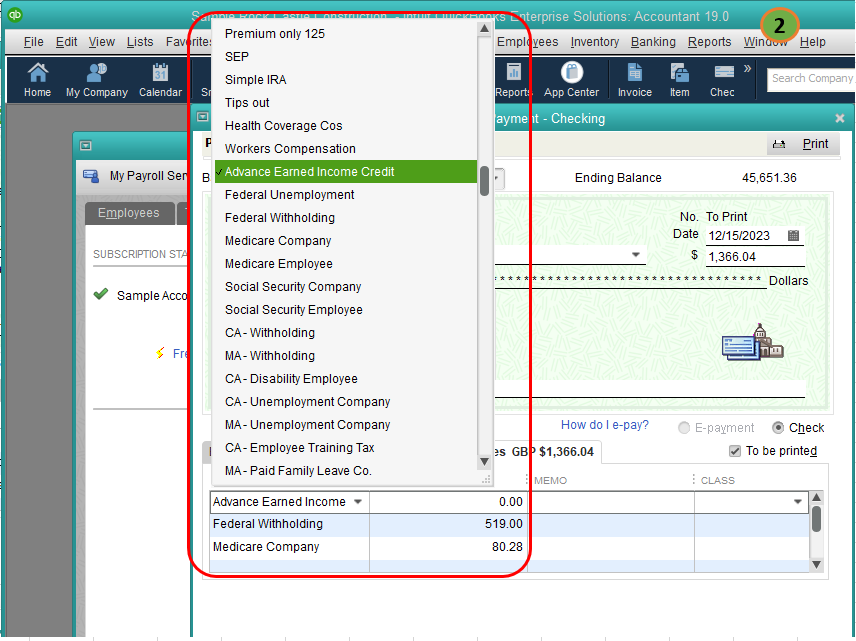change the payroll item when paying liabilities1.PNG