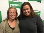 Julie Goldman and QB Community Leader Leslie Barber cozy up at QB Connect 2017 in San Jose