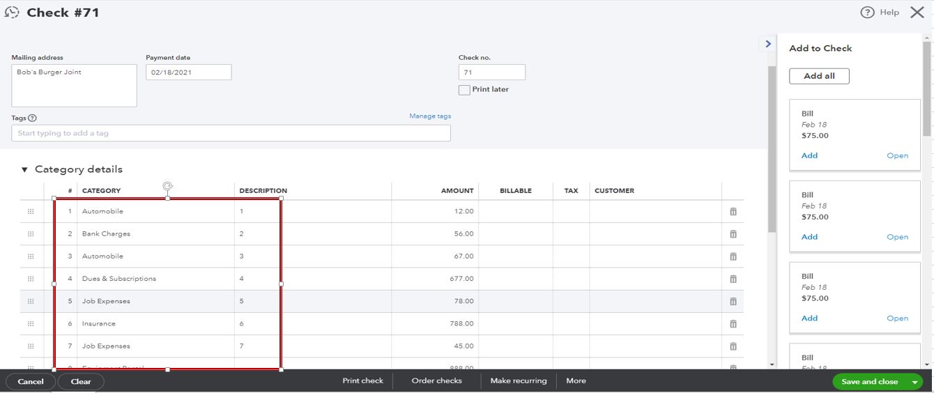 How can I pay multiple invoices from a single vendor when QBO only ...