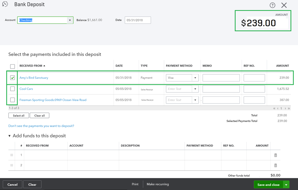 How to use the Undeposited Funds Account in QuickBooks Online 4.png