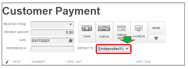 undeposited funds QBDT invoice.PNG