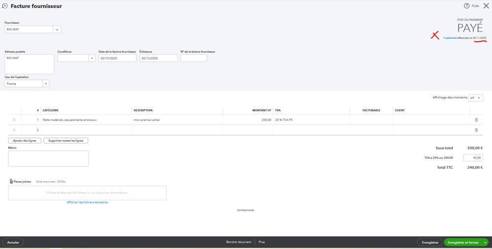 QB-La facture du 1er achat marquée - payé.png