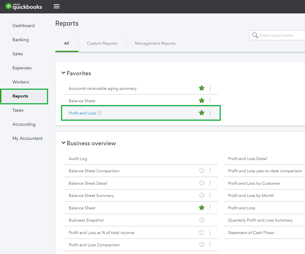 QuickBooks Online Reports Center.png