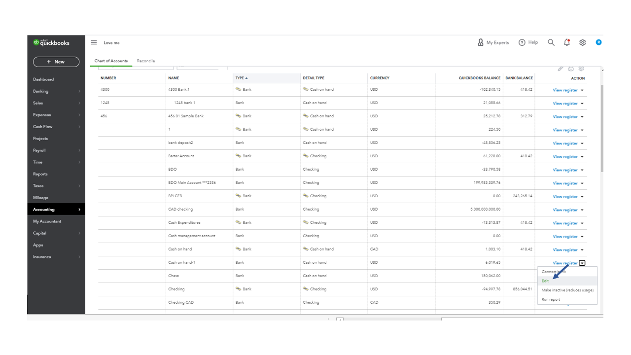 Solved: Linking multiple bank accounts | QuickBooks Community
