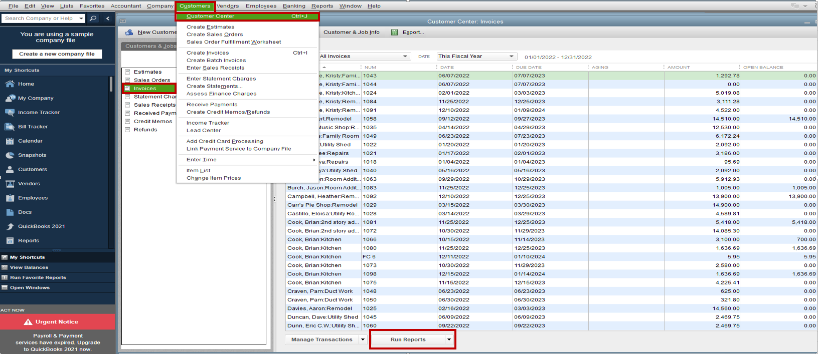 Quickbooks desktop attachments