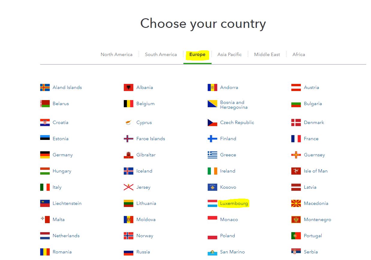 QuickBooks in Europe
