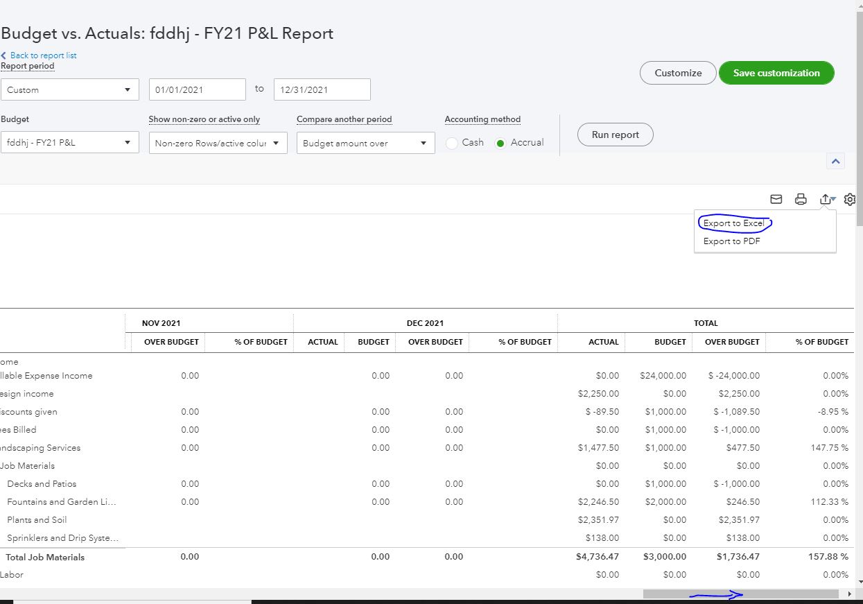 Solved How to hide summary rows from budget vs actual report