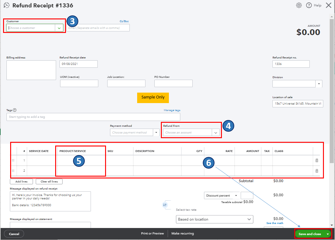 How do I categorize a refund made to a client? Keeping in mind that it