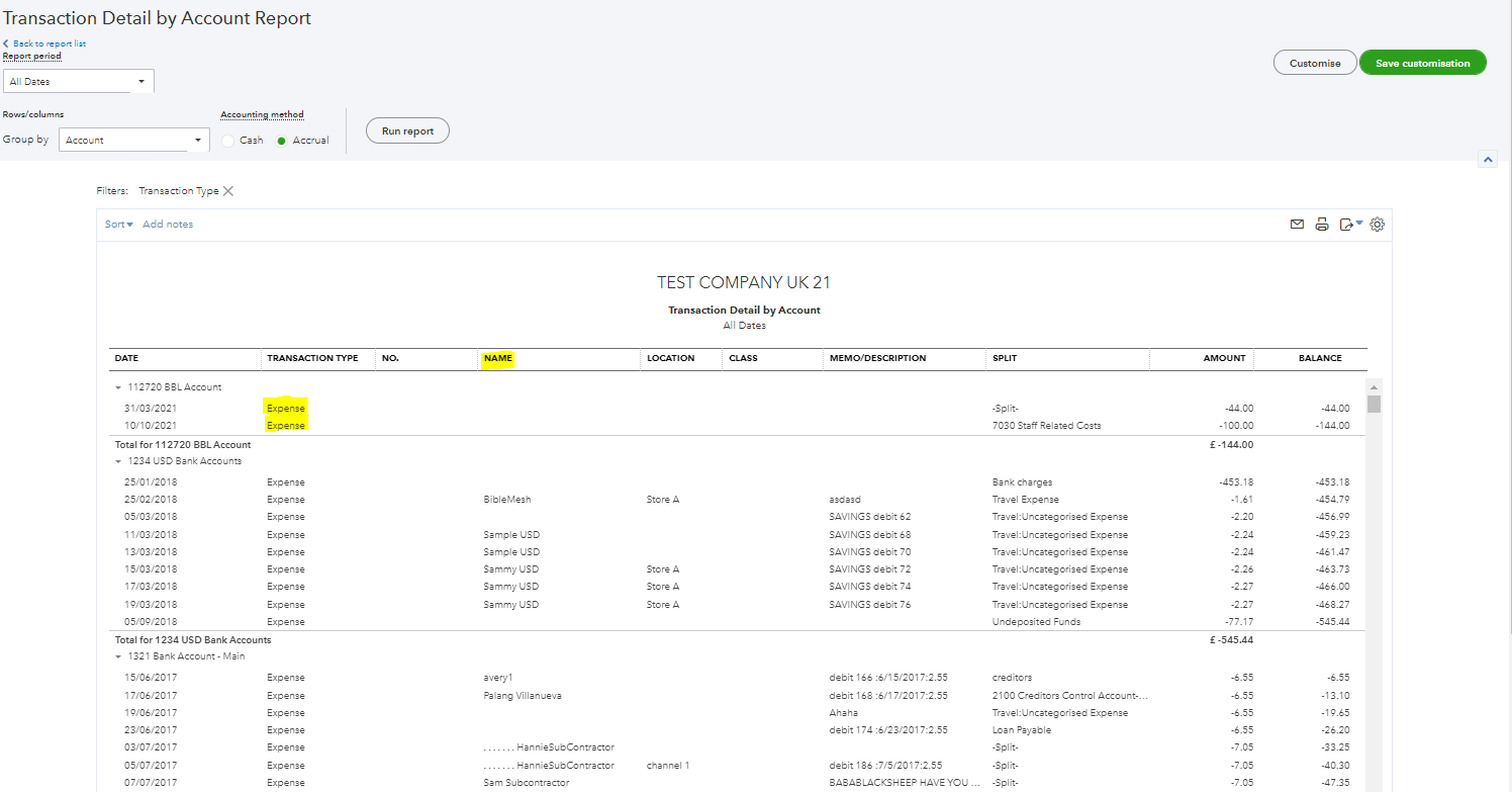 i-want-to-run-a-report-showing-any-expenses-that-have-gone-through-the