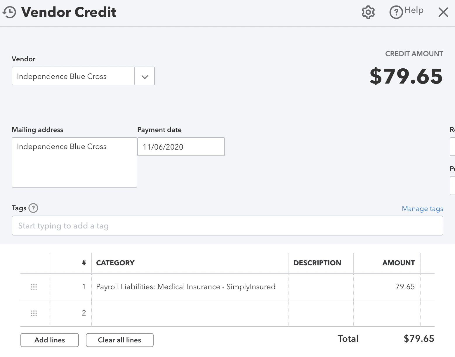 Solved: Vendor Credit Not Reflected In Balance Sheet