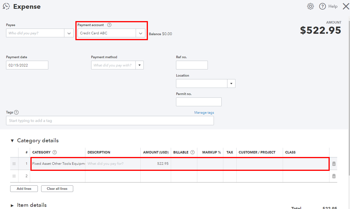 Solved: Fixed asset record problem