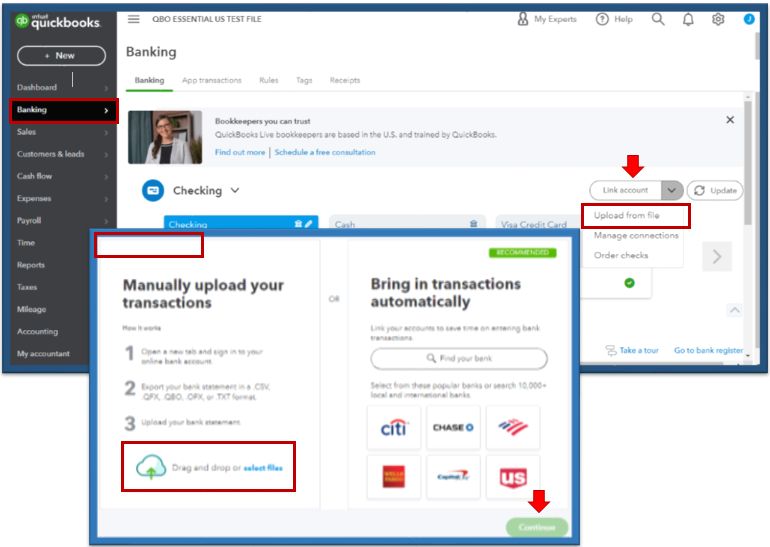 Solved How do I convert a PDF document to a QBO document to upload