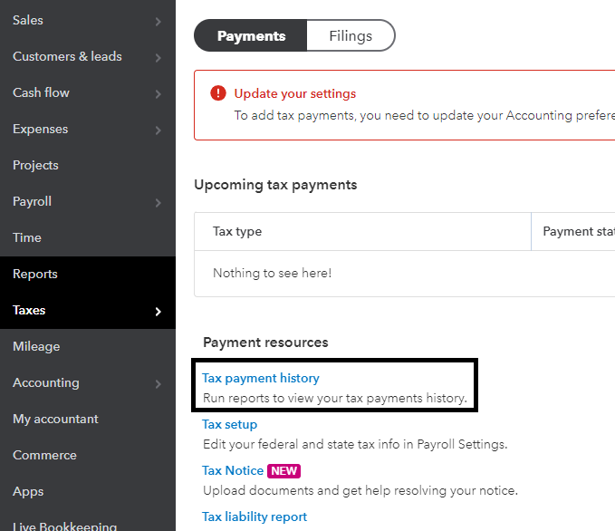 I Am Trying To Pay My My Fed Unemployment Tax But Get Message Have To 