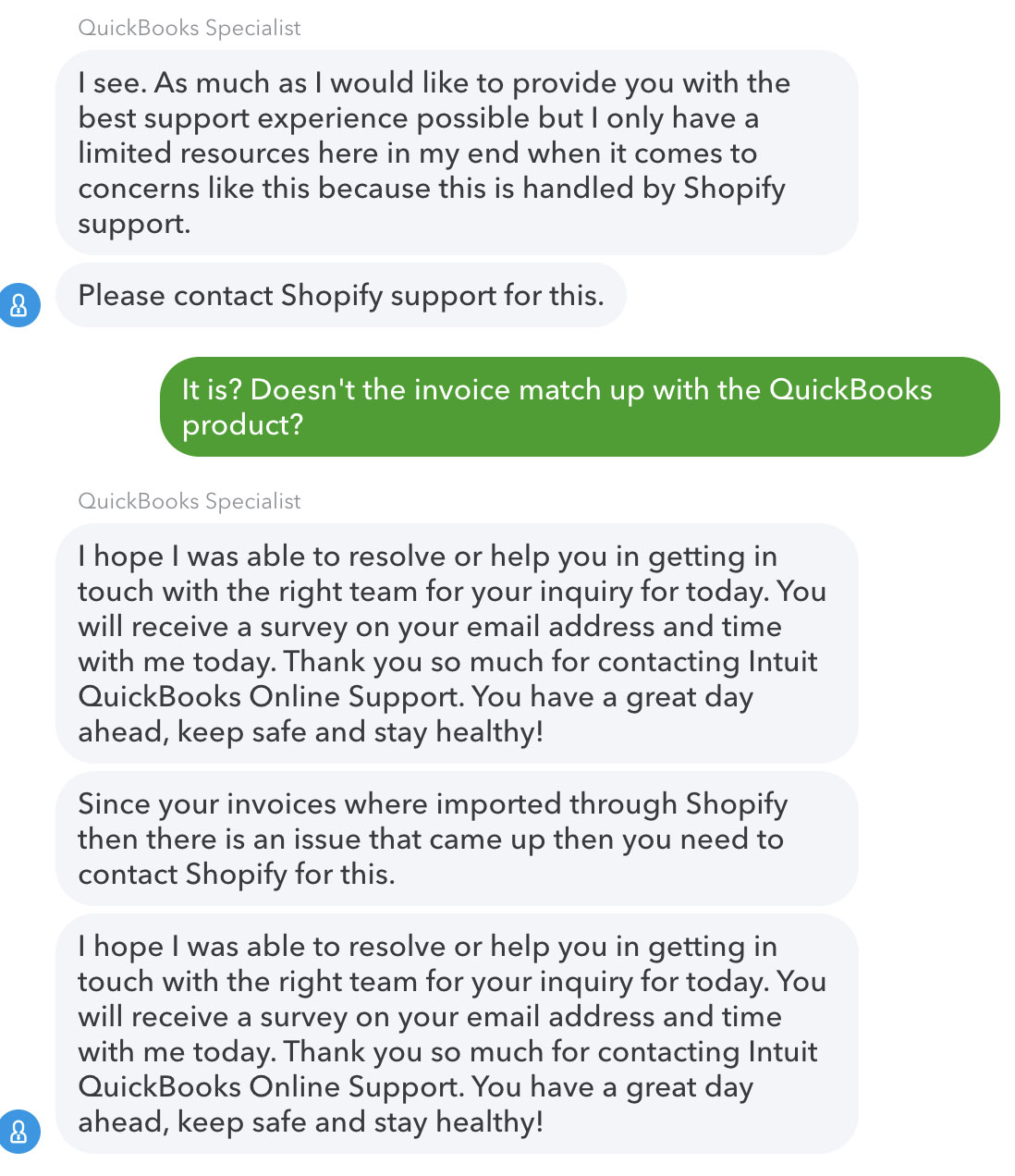 Class not showing up on Invoices