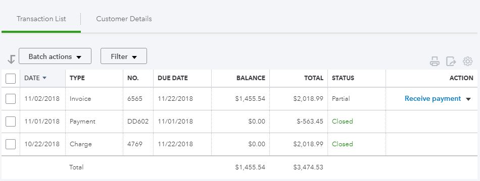 Show Payment Amount Received on Invoice Sent to Customer