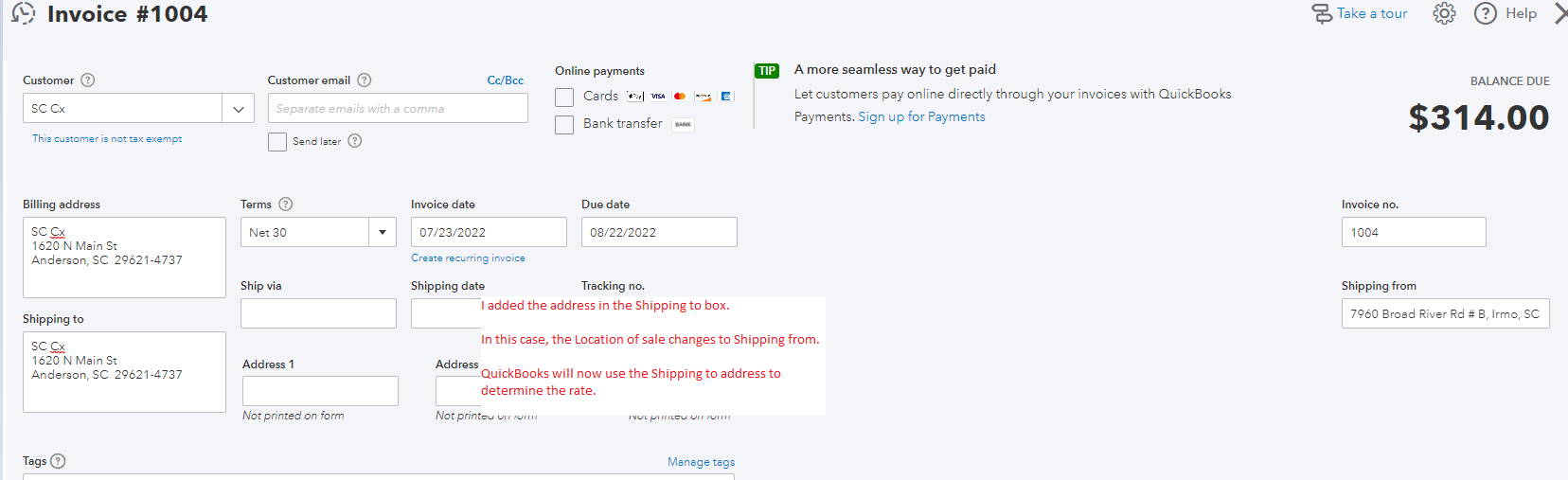 Solved How to use AST for point of sale transaction to customer versus