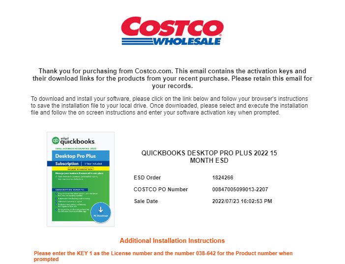 Payroll issue with bundled Costco package