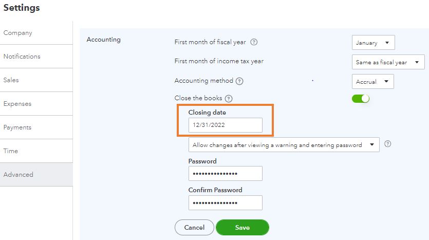 solved-how-do-i-change-the-year-end-closing-date-and-obtain-the-password