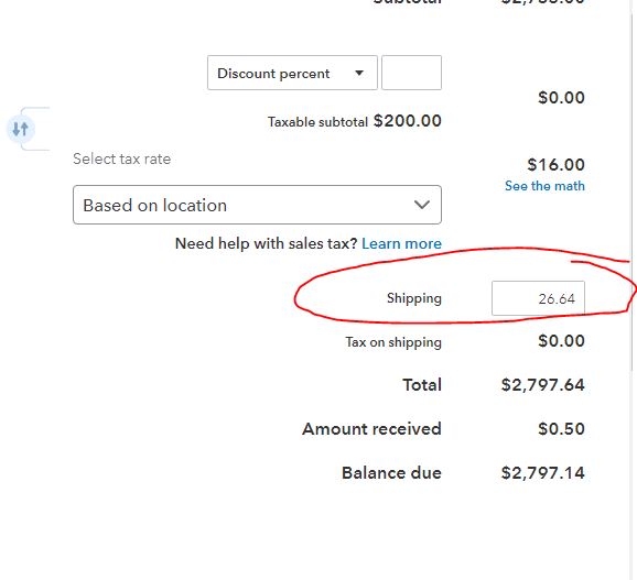 Update Shipping class from Not Specified to a class