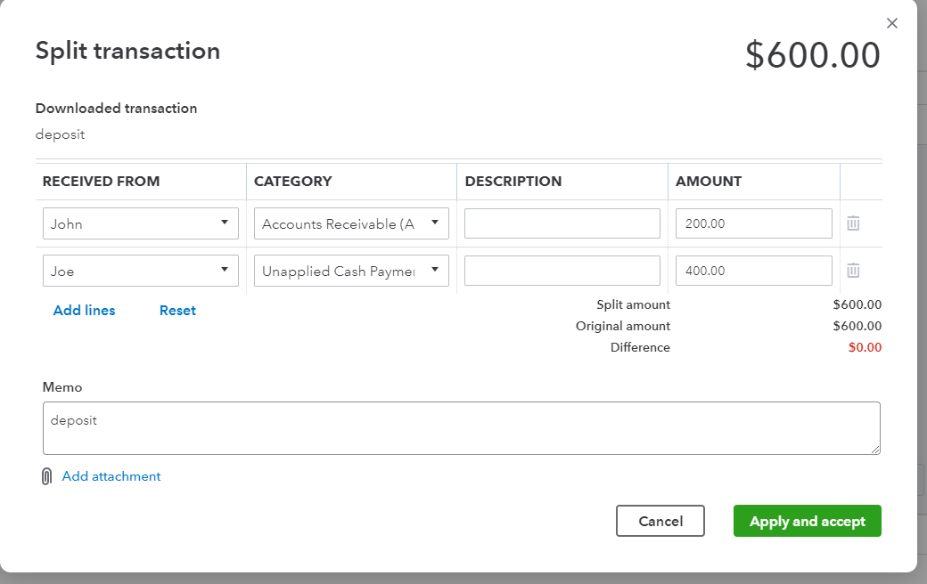 solved-how-do-i-split-a-downloaded-transaction-between-both-an-invoice