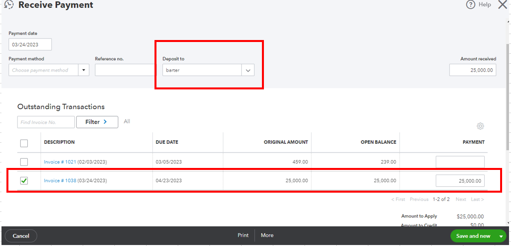 Solved: Payment deduction from customer