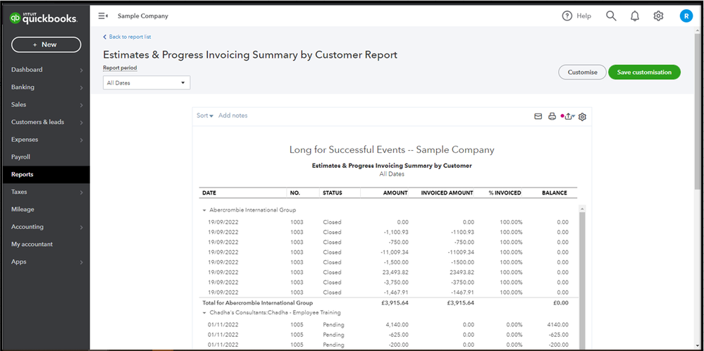 progress invoicing report.PNG