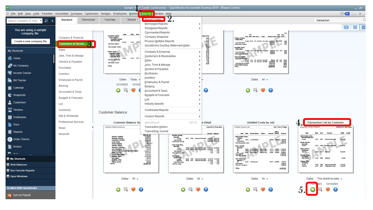 Solved: Print a report of invoices by invoice number or date made