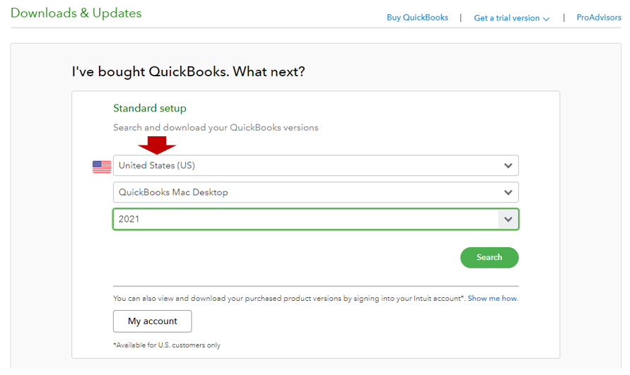 Buying Quickbooks Desktop 2021 for MAC. Where?