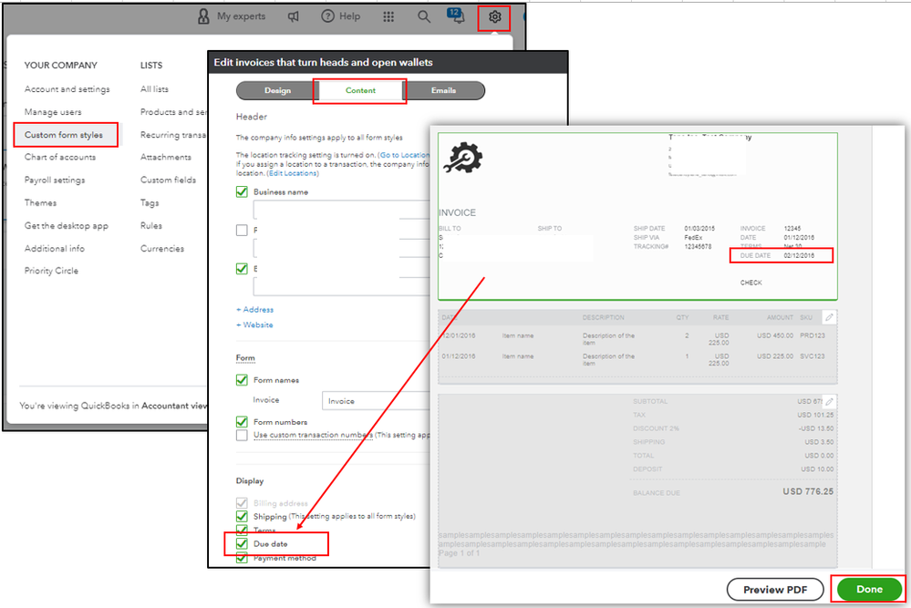 customize form style-due date on invoices.png