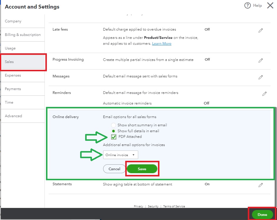 I can no longer see when a customer opens reads an invoice emailed