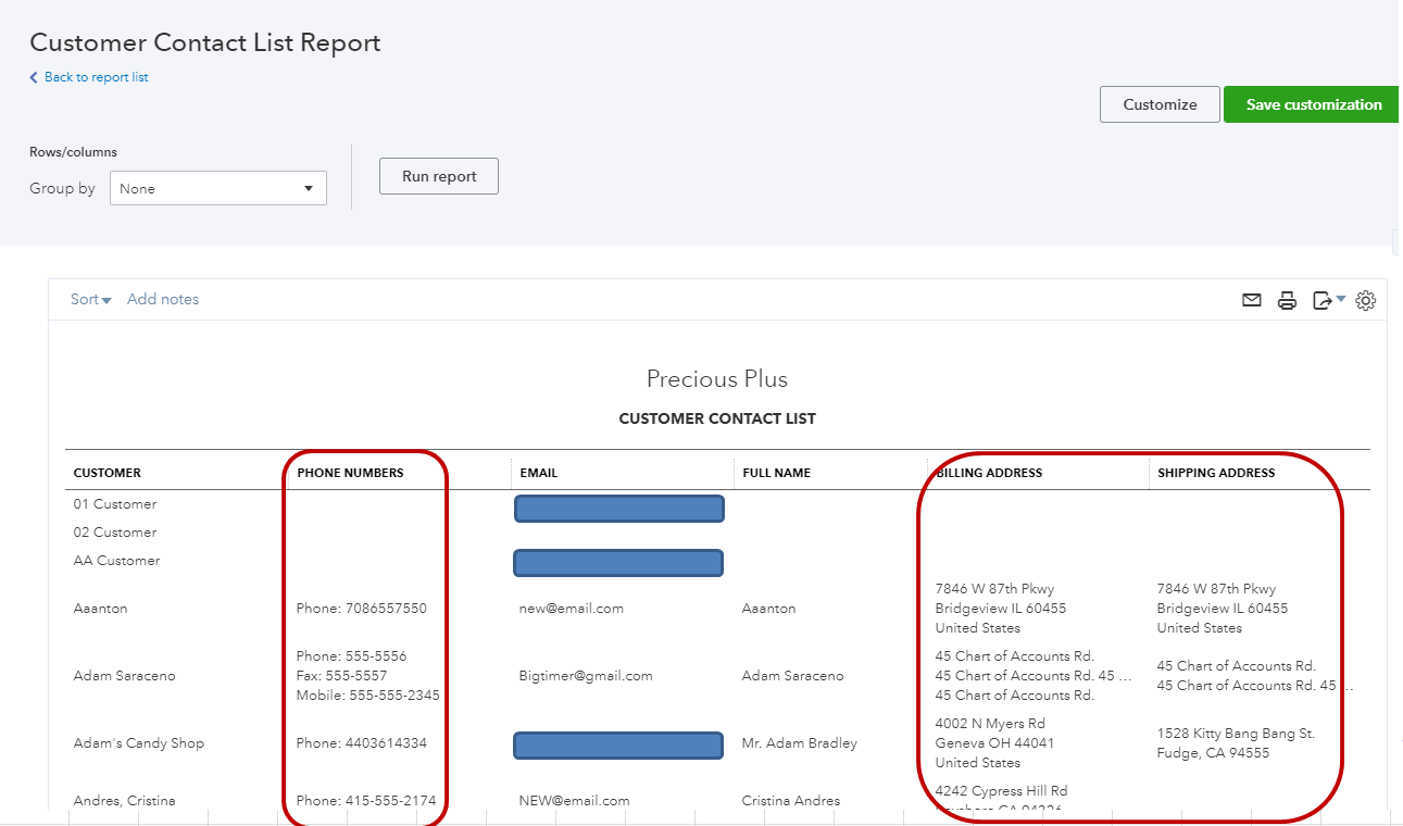 Why can't i search customers by address or phone number? The desktop