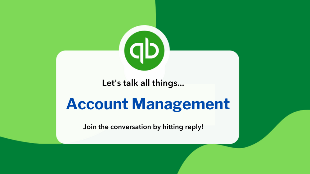 Ask the QuickBooks Online Experts about Intuit Account Management