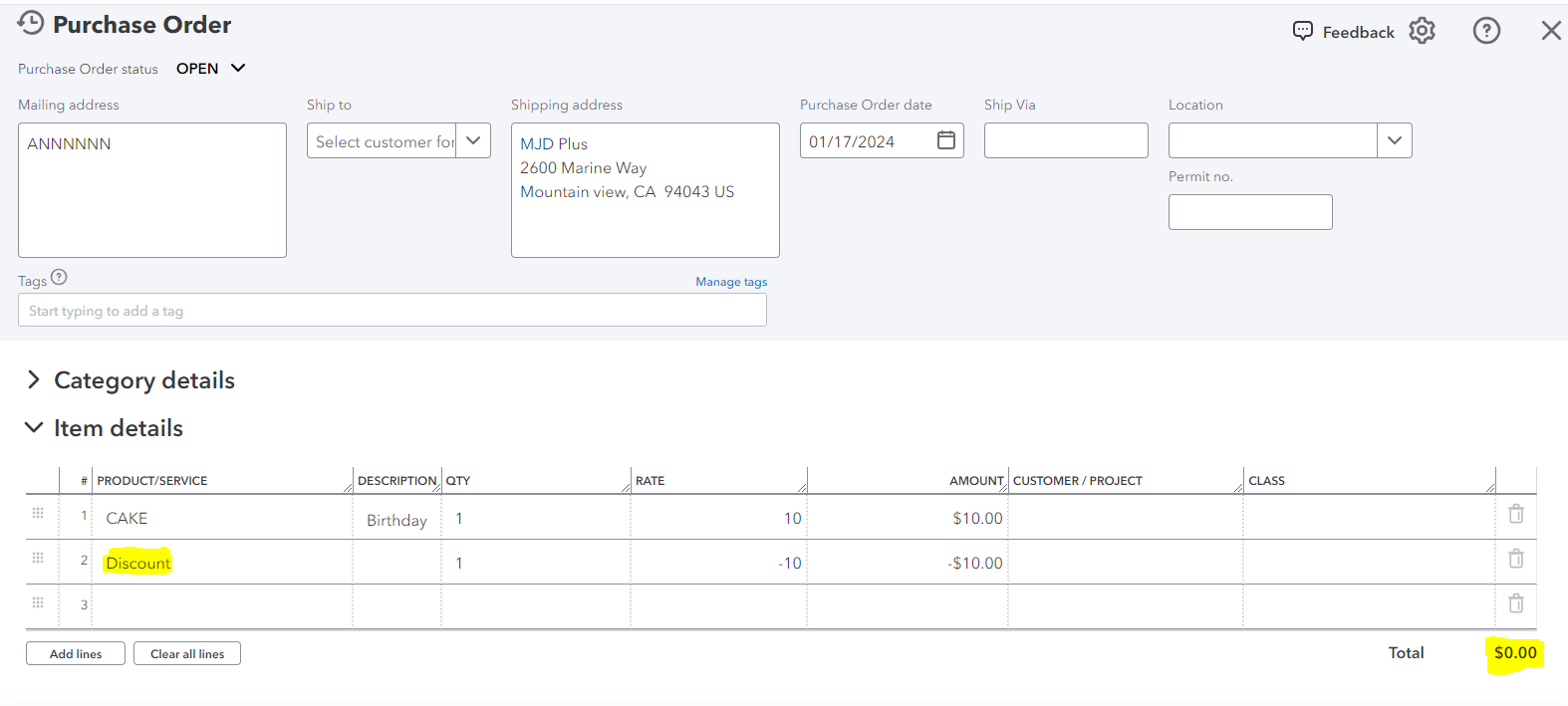 Solved: How do i show discount column in purchase orders? I need to ...