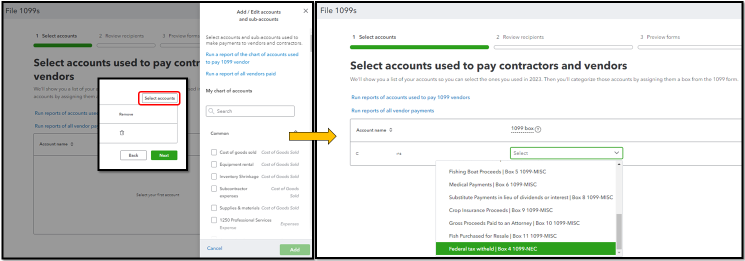How do you enter edit Box 4 of the 1099NEC? I'm trying to report
