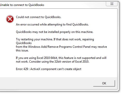 Quickbooks error 429