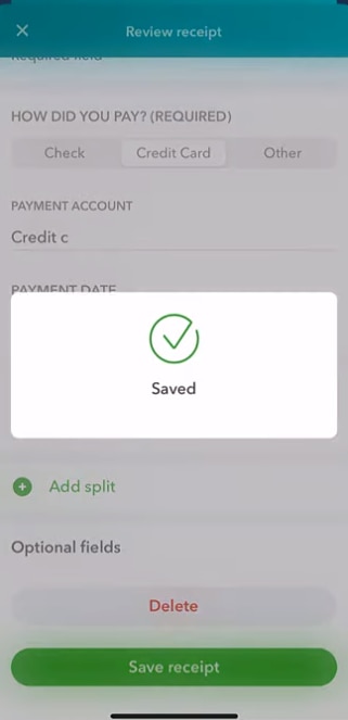 Mobile Receipt Capture