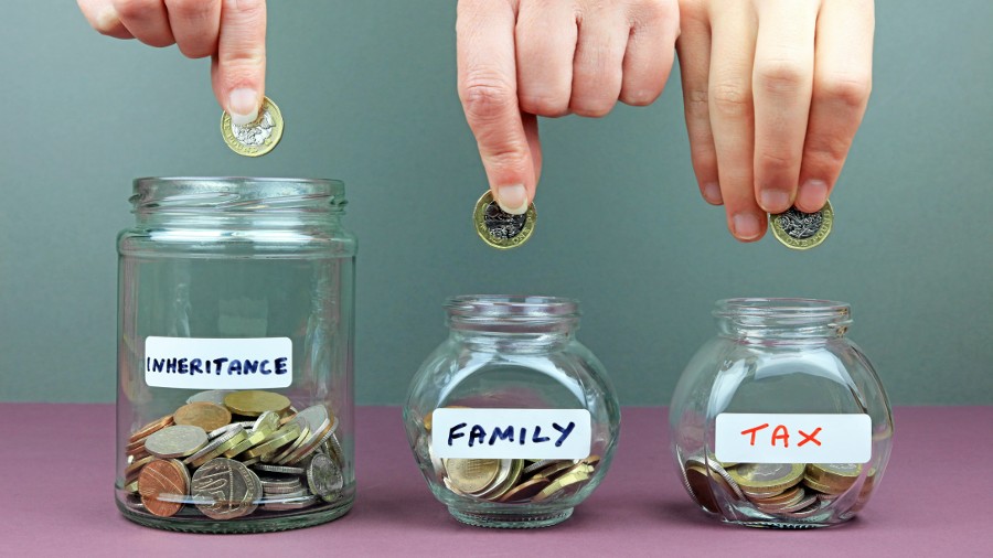Family saving money