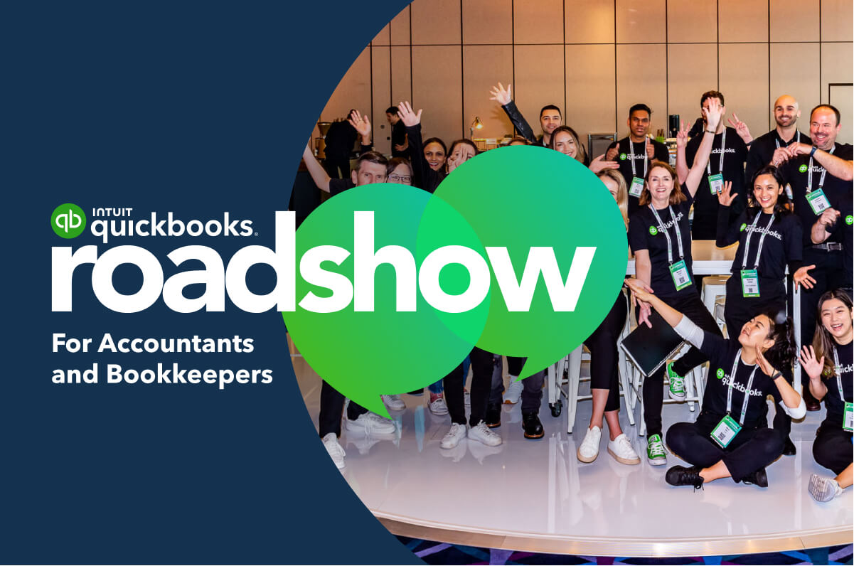 QuickBooks Team at Roadshow Event for accountants and bookkeepers in Austrailia