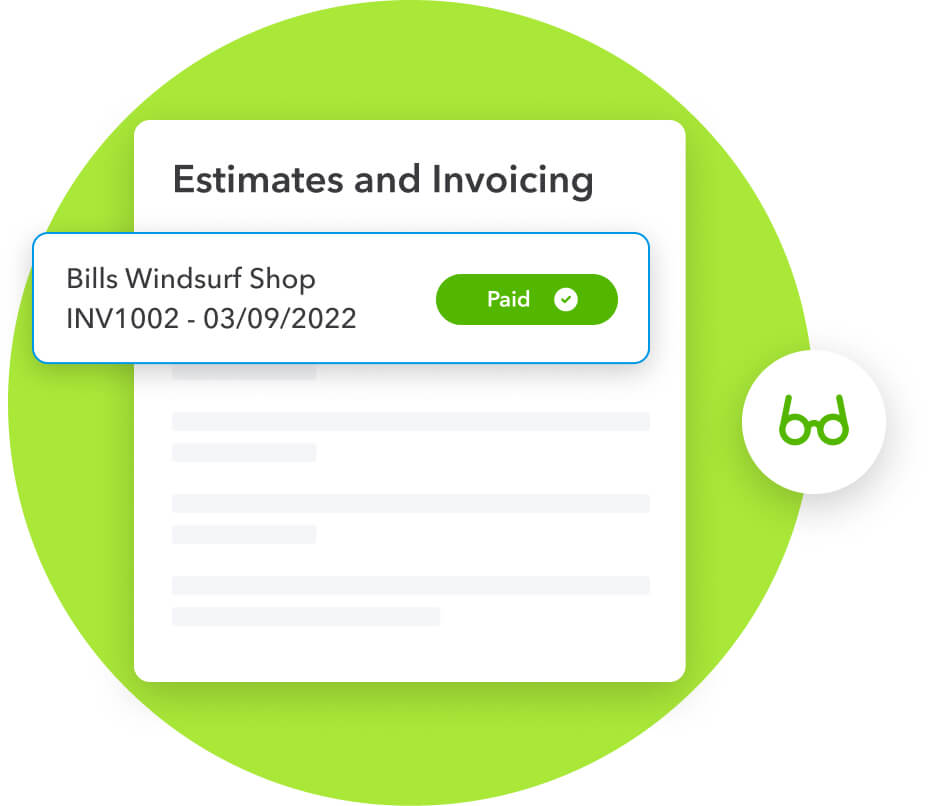QuickBooks Estimates and Invoicing feature preview