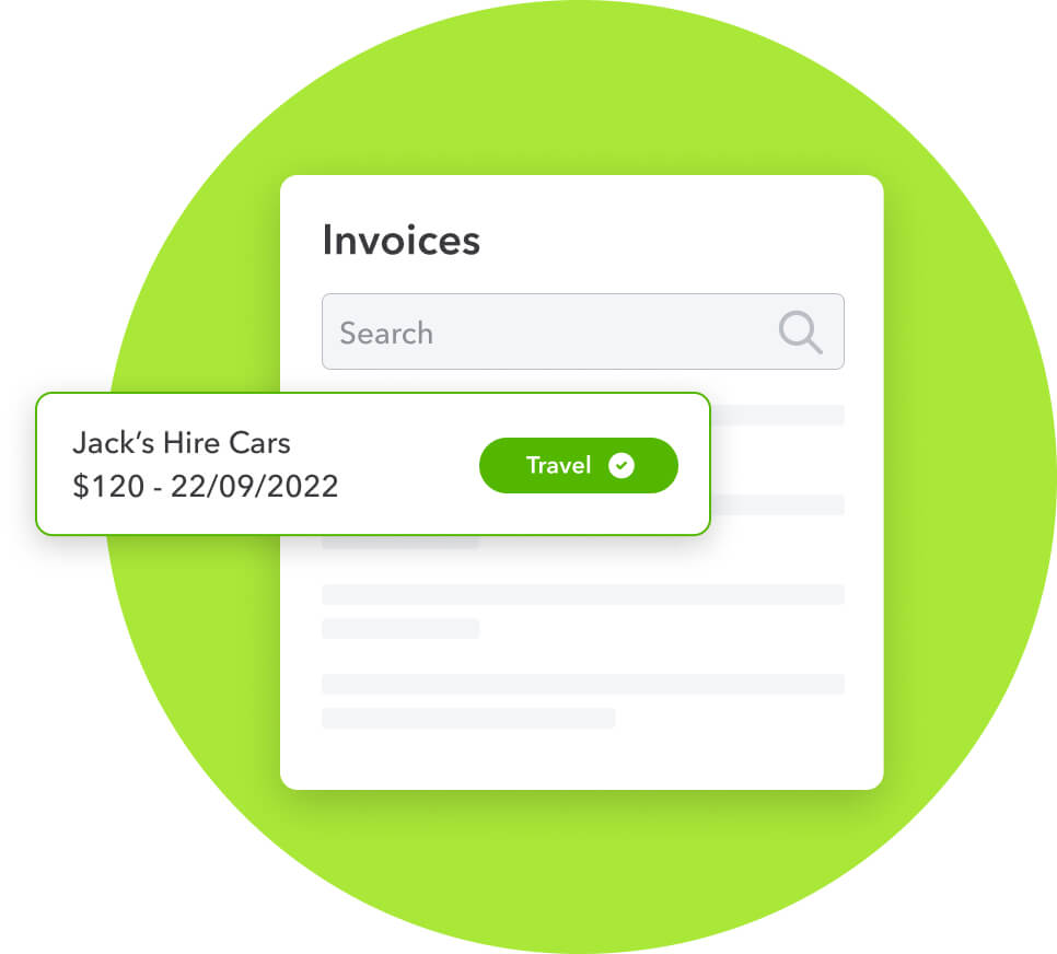 Invoices screen on QuickBooks online